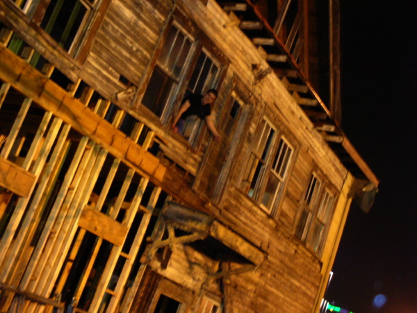 Tim in the haunted house